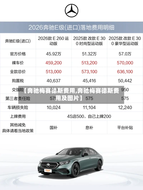 【奔驰梅赛德斯费用,奔驰梅赛德斯费用及图片】-第2张图片