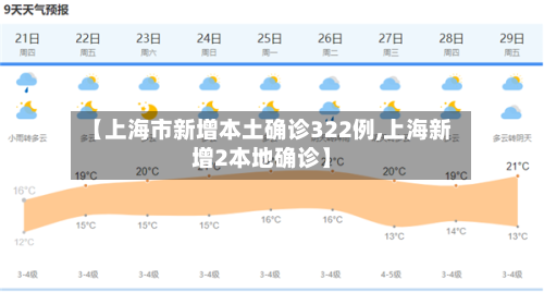 【上海市新增本土确诊322例,上海新增2本地确诊】-第1张图片