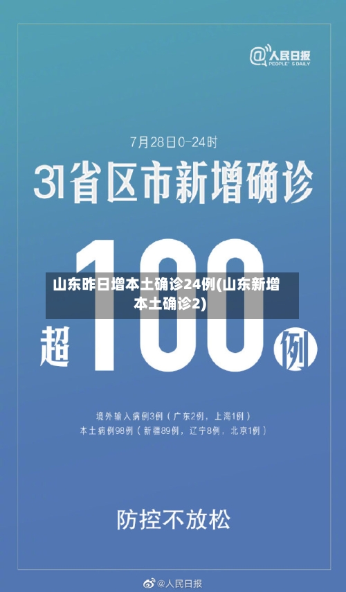 山东昨日增本土确诊24例(山东新增本土确诊2)-第2张图片