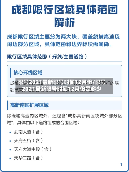 限号2021最新限号时间12月份/限号2021最新限号时间12月份是多少-第3张图片