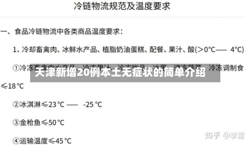 天津新增20例本土无症状的简单介绍-第3张图片