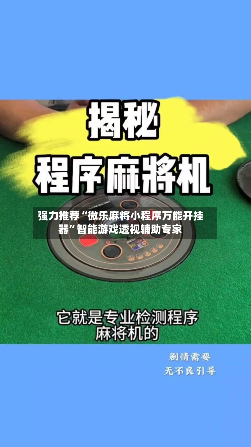 强力推荐“微乐麻将小程序万能开挂器”智能游戏透视辅助专家-第2张图片