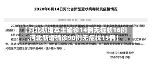 【河北新增本土确诊14例无症状16例,河北新增确诊90例无症状15例】-第2张图片