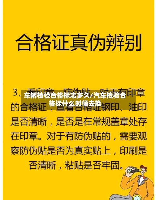 车辆检验合格标志多久/汽车检验合格标什么时候去换-第2张图片
