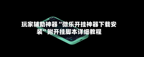 玩家辅助神器“微乐开挂神器下载安装”附开挂脚本详细教程-第2张图片