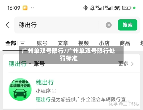 广州单双号限行/广州单双号限行处罚标准-第1张图片