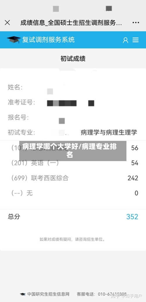 病理学哪个大学好/病理专业排名-第2张图片