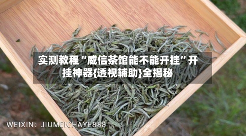 实测教程“威信茶馆能不能开挂”开挂神器{透视辅助}全揭秘-第2张图片