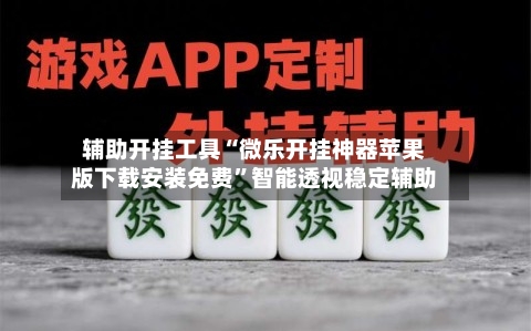 辅助开挂工具“微乐开挂神器苹果版下载安装免费”智能透视稳定辅助-第2张图片