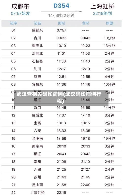 武汉查相关确诊病例(武汉确诊病例行程)-第3张图片
