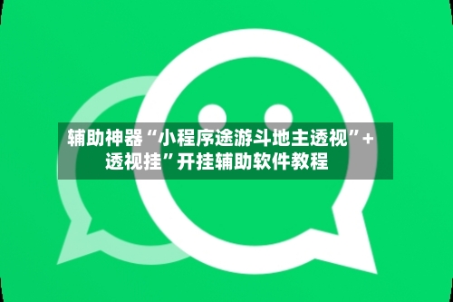 辅助神器“小程序途游斗地主透视”+透视挂	”开挂辅助软件教程-第3张图片