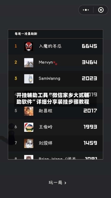 开挂辅助工具“微信家乡大贰辅助软件”详细分享装挂步骤教程-第2张图片