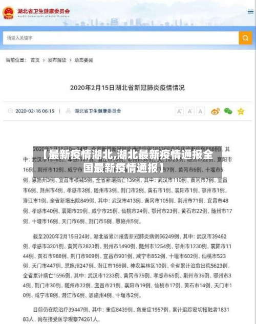 【最新疫情湖北,湖北最新疫情通报全国最新疫情通报】-第3张图片