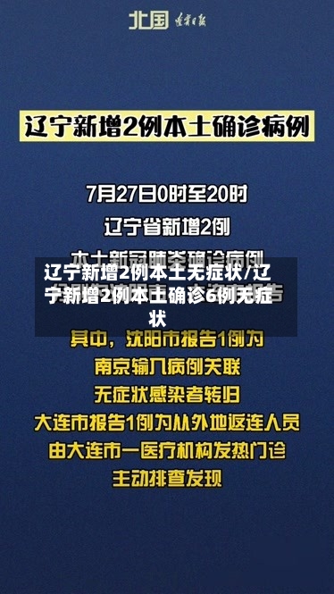 辽宁新增2例本土无症状/辽宁新增2例本土确诊6例无症状-第1张图片
