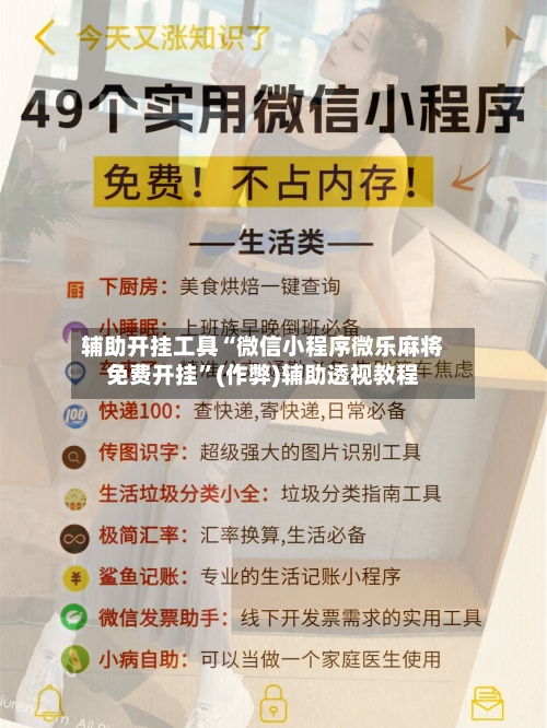 辅助开挂工具“微信小程序微乐麻将免费开挂”(作弊)辅助透视教程-第1张图片