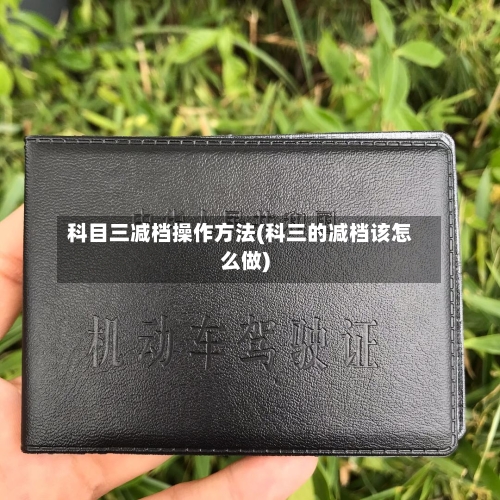 科目三减档操作方法(科三的减档该怎么做)-第2张图片