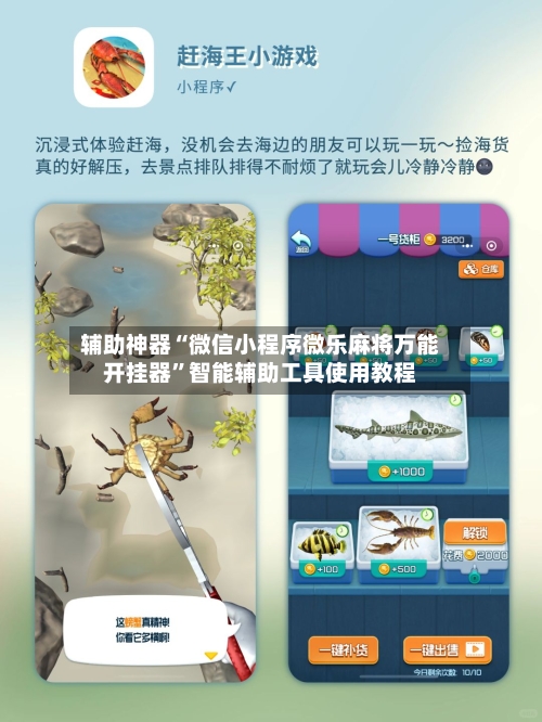辅助神器“微信小程序微乐麻将万能开挂器”智能辅助工具使用教程-第3张图片