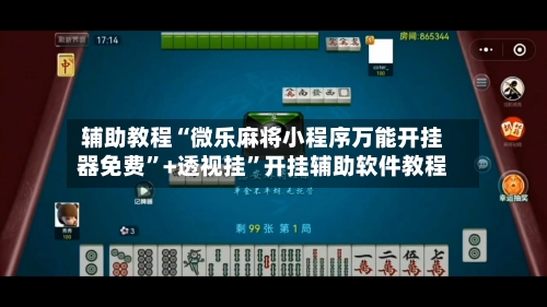 辅助教程“微乐麻将小程序万能开挂器免费”+透视挂”开挂辅助软件教程-第2张图片