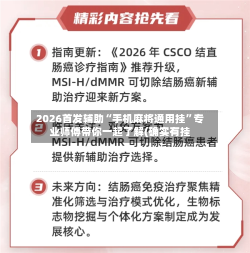 2026首发辅助“手机麻将通用挂	”专业师傅带你一起了解(确实有挂-第1张图片