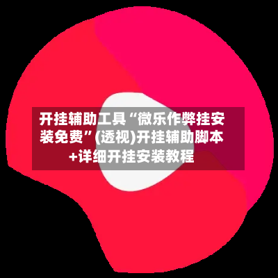 开挂辅助工具“微乐作弊挂安装免费”(透视)开挂辅助脚本+详细开挂安装教程-第2张图片