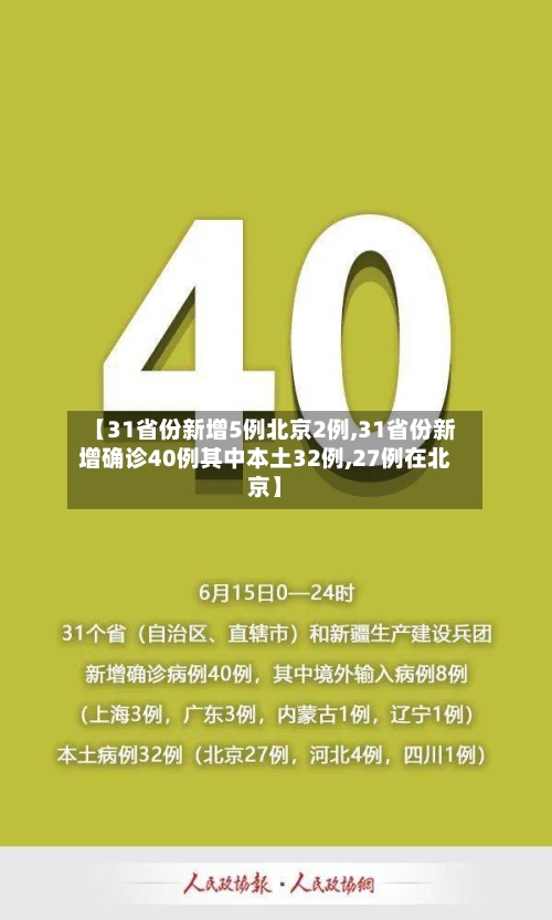 【31省份新增5例北京2例,31省份新增确诊40例其中本土32例,27例在北京】-第1张图片