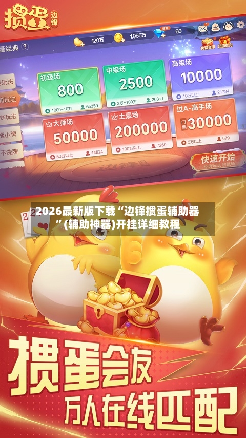 2026最新版下载“边锋掼蛋辅助器”(辅助神器)开挂详细教程-第3张图片