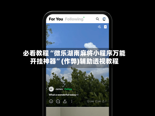 必看教程“微乐湖南麻将小程序万能开挂神器”(作弊)辅助透视教程-第1张图片
