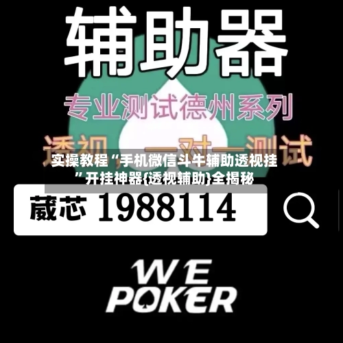 实操教程“手机微信斗牛辅助透视挂	”开挂神器{透视辅助}全揭秘-第2张图片