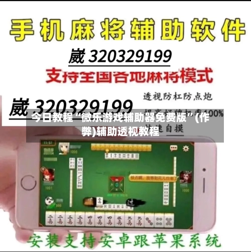 今日教程“微乐游戏辅助器免费版	”(作弊)辅助透视教程-第3张图片