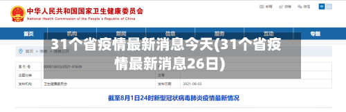 31个省疫情最新消息今天(31个省疫情最新消息26日)-第2张图片