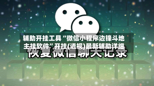辅助开挂工具“微信小程序边锋斗地主挂软件”开挂(透视)最新辅助详细-第2张图片