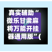 真实辅助“微乐甘肃麻将万能开挂器通用版	”(免费)开挂辅助教学(最新辅助开挂教程)-第2张图片