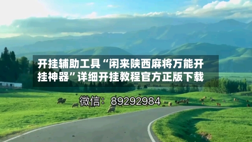 开挂辅助工具“闲来陕西麻将万能开挂神器”详细开挂教程官方正版下载-第2张图片