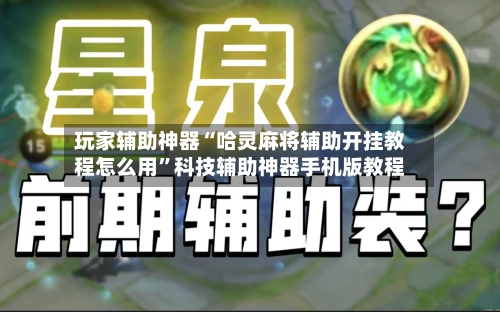 玩家辅助神器“哈灵麻将辅助开挂教程怎么用”科技辅助神器手机版教程-第1张图片