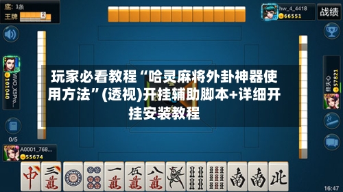 玩家必看教程“哈灵麻将外卦神器使用方法”(透视)开挂辅助脚本+详细开挂安装教程-第1张图片