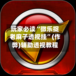 玩家必读“微乐捉老麻子透视挂”(作弊)辅助透视教程-第2张图片