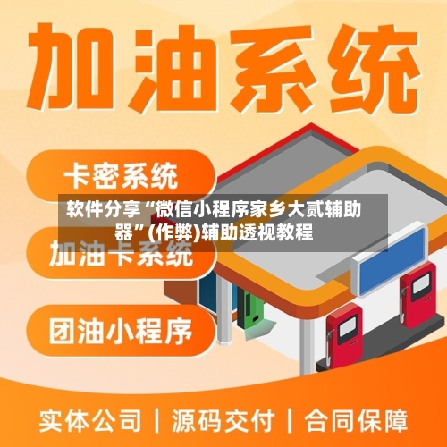软件分享“微信小程序家乡大贰辅助器	”(作弊)辅助透视教程-第2张图片