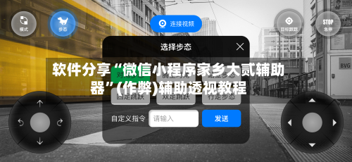 软件分享“微信小程序家乡大贰辅助器”(作弊)辅助透视教程-第3张图片