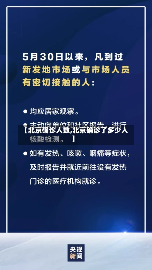 【北京确诊人数,北京确诊了多少人】-第1张图片