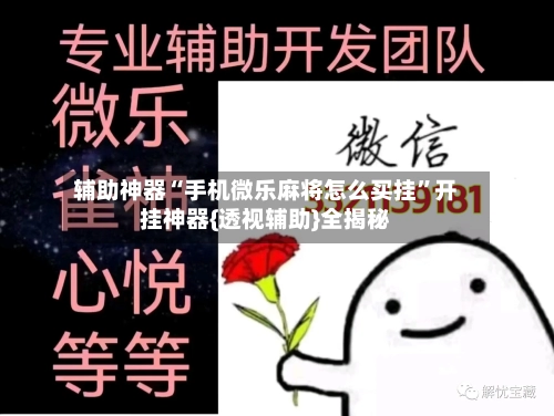 辅助神器“手机微乐麻将怎么买挂”开挂神器{透视辅助}全揭秘-第1张图片