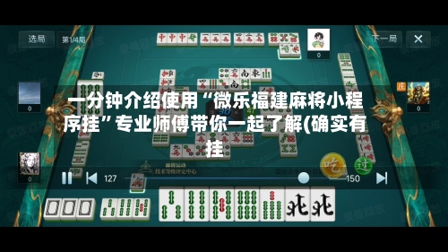 一分钟介绍使用“微乐福建麻将小程序挂”专业师傅带你一起了解(确实有挂-第2张图片