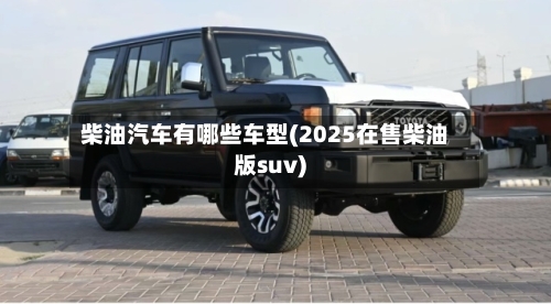 柴油汽车有哪些车型(2025在售柴油版suv)-第2张图片