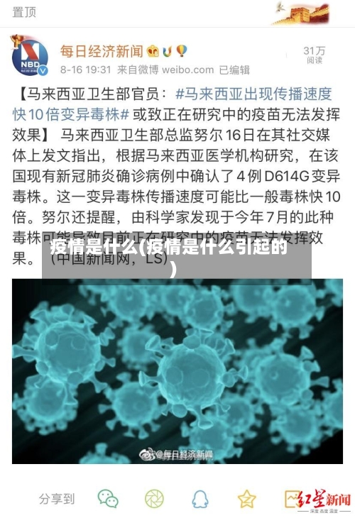 疫情是什么(疫情是什么引起的)-第1张图片