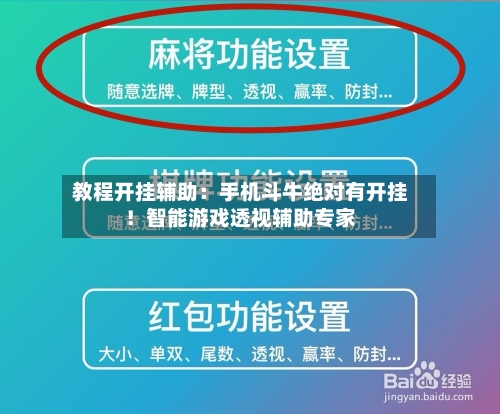 教程开挂辅助：手机斗牛绝对有开挂！智能游戏透视辅助专家-第2张图片