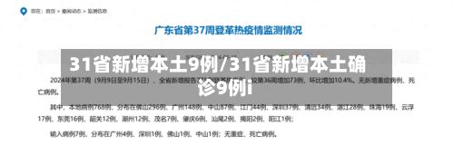 31省新增本土9例/31省新增本土确诊9例i-第2张图片