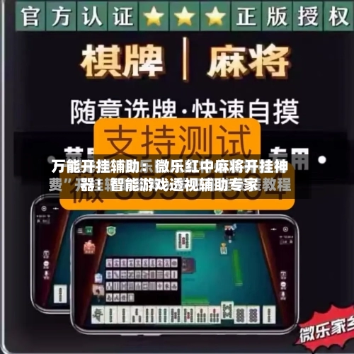 万能开挂辅助：微乐红中麻将开挂神器！智能游戏透视辅助专家-第3张图片
