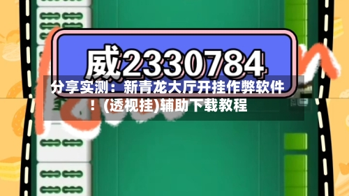 分享实测：新青龙大厅开挂作弊软件！(透视挂)辅助下载教程-第2张图片