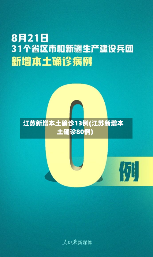 江苏新增本土确诊13例(江苏新增本土确诊80例)-第1张图片