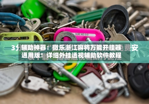 辅助神器：微乐浙江麻将万能开挂器通用版！详细外挂透视辅助软件教程-第3张图片
