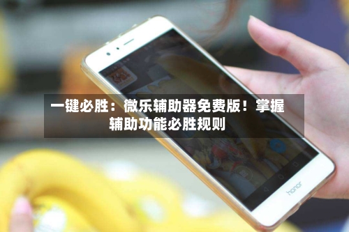 一键必胜：微乐辅助器免费版！掌握辅助功能必胜规则-第1张图片